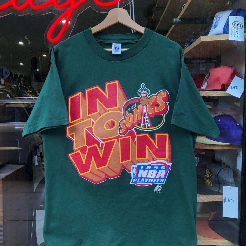 Reprint Seattle Supersonics In To Win Retro style Unisex T-shirt